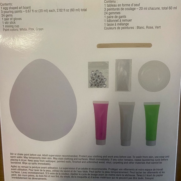 NWT…paint pouring kit!!! Comes with everything that you need to complete - Picture 2 of 3